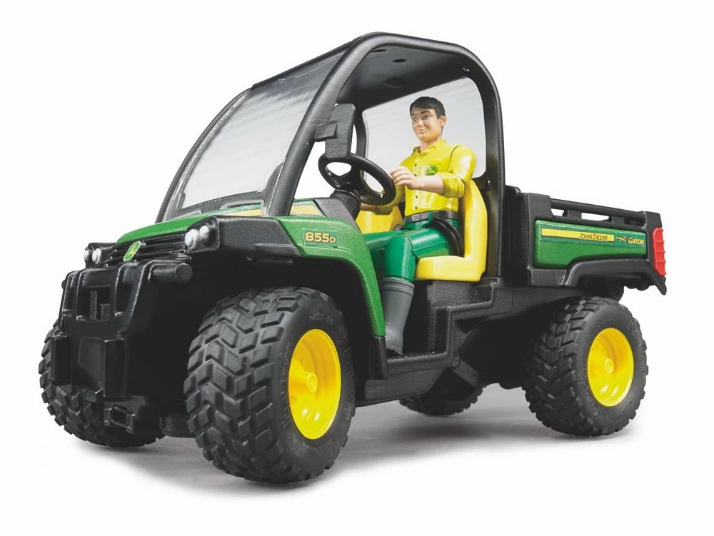 BRUDER 02490 - John Deere Gator XUV 855D Mit Fahrer