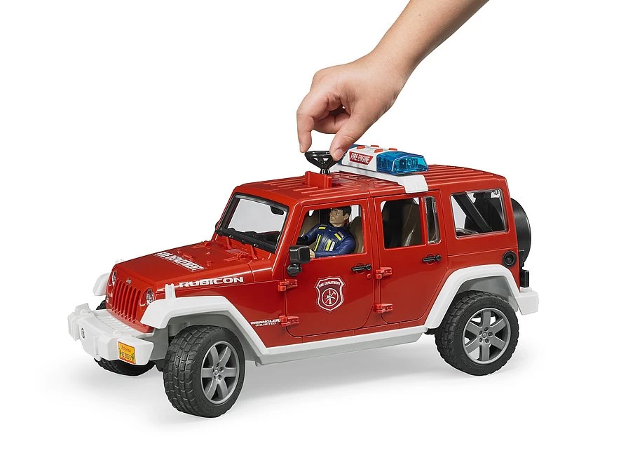 BRUDER 02528 - JEEP Wrangler Unlimited Rubicon Feuerwehr Set â Bild 2