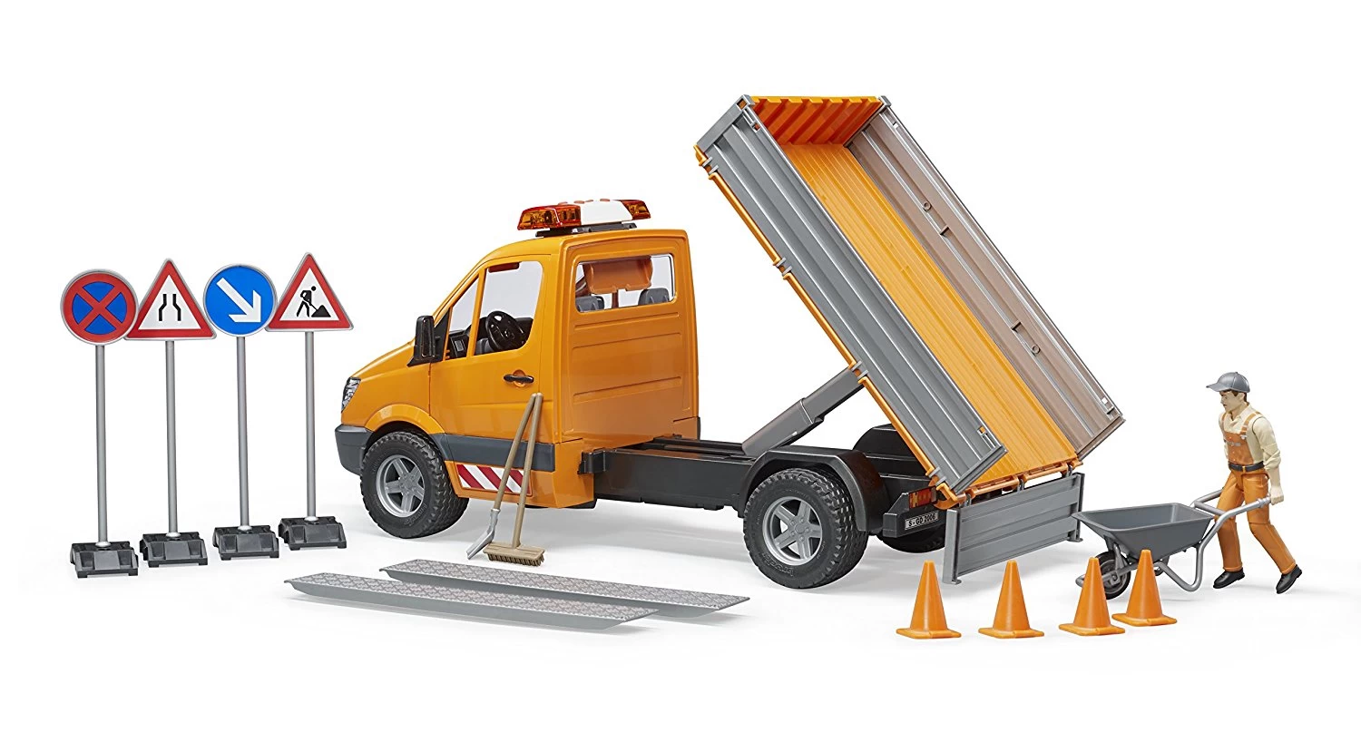 BRUDER 02537 - MB Sprinter Kommunal Mit Fahrer Und Zubehör – Bild 2