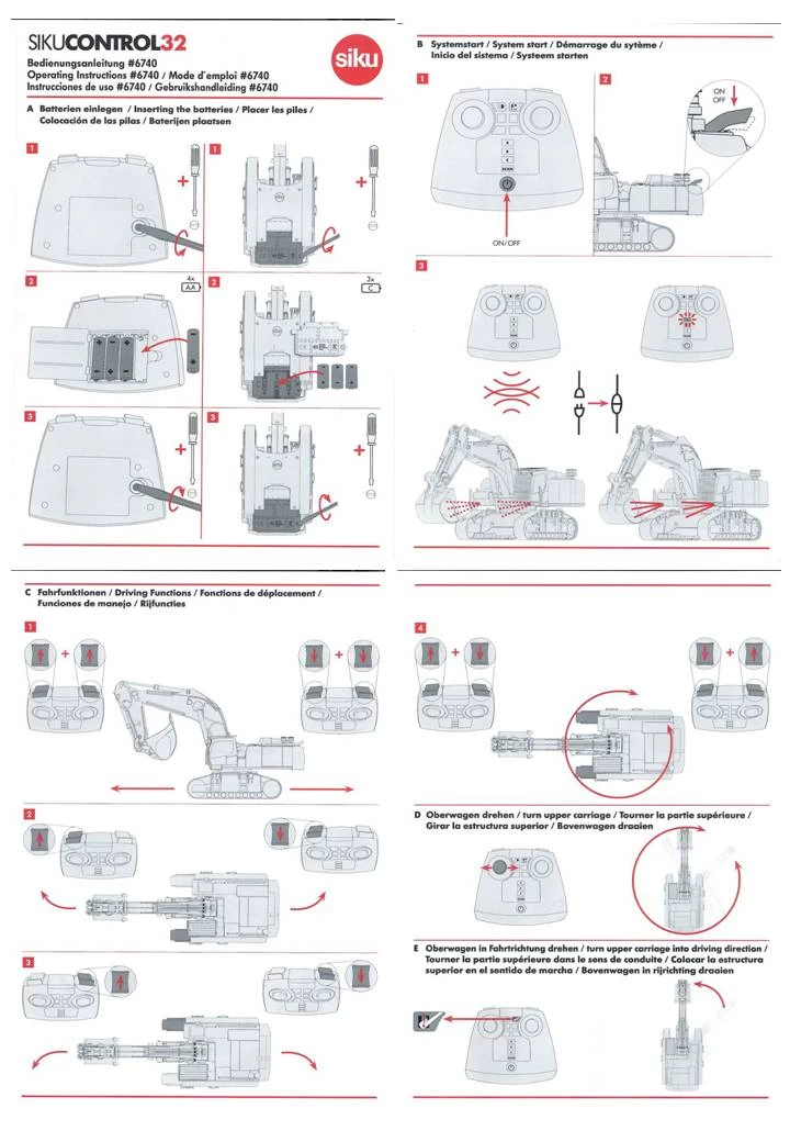 SIKU R/C 6740 - Raupenbagger LIEBHERR R980 SME Mit Bluetooth Controller â Bild 6