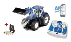 SIKU R/C 6798 - New Holland T7 315 Mit Frontlader Set Mit Bluetooth Fernsteuerung