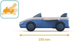 SIKU 0107 - Toddys - Mike Moby - Auto Blau Grau