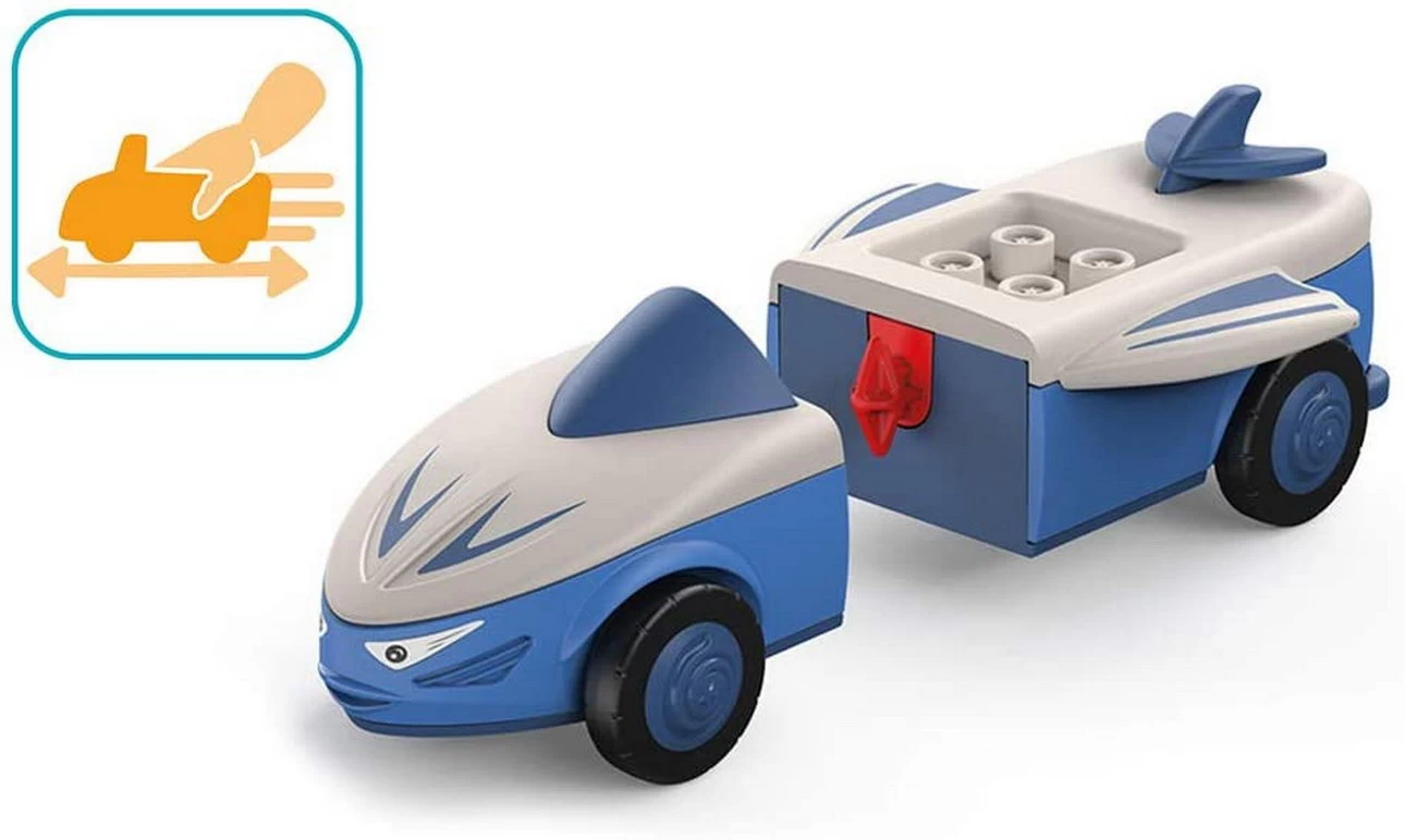 SIKU 0107 - Toddys - Mike Moby - Auto Blau Grau â Bild 4