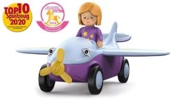 SIKU 0109 - Toddys - Conny Cloudy - Flugzeug Auto Lila Hellblau